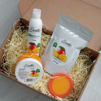 

EXOTIC COSMETICS Набор для ухода за телом "Манговый фреш"