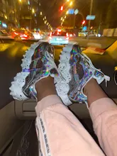 Chunky Sneakers Shoes Bottom-Trainers Platform-Wave Fashion Women Ladies Luxury Comfortable