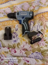 WORKPRO-Destornillador eléctrico inalámbrico 12V, mini controlador de potencia inalámbrico, batería de iones de litio CC de 3/8 pulgadas, 2 velocidades