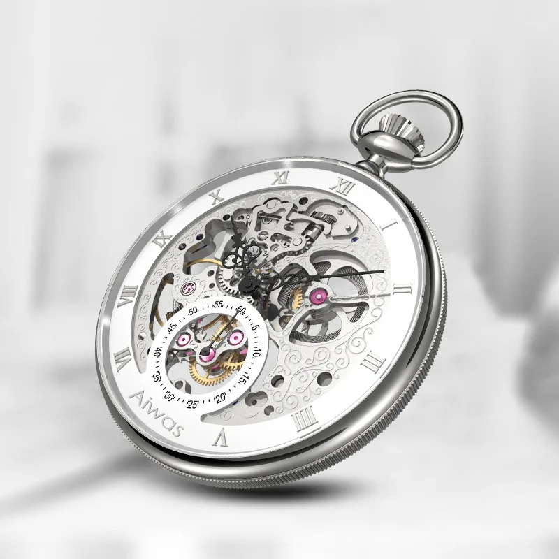 

Retro Manual machinery Pocket watch Rome Scale dial Fashion Pocket watch
