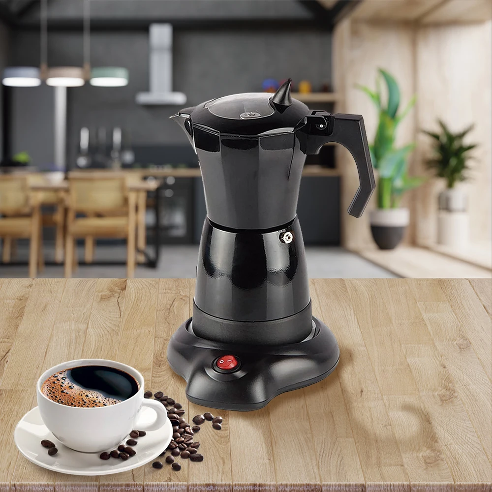 WE HOUSEWARE Cafetera Italiana Eléctrica , Expreso de Café para 6 tazas, Sistema siempre caliente, Rotación 360º AliExpress