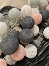 Led-String Chain Ball-Light Garland Party-Decoration Patio Wedding Christmas Halloween