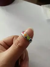 Anillo de corazón de amor esmaltado para mujer, sortija Vintage Bohemia colorida, 2021