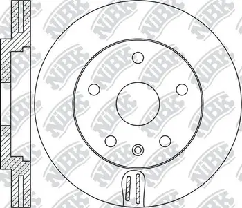 

Disc brake front. Ford Explorer 3.5 294 2010 NIBK RN1792