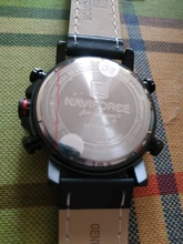 2019 NAVIFORCE nueva moda de los hombres del reloj del deporte de los hombres de cuero impermeable relojes de cuarzo hombre fecha LED analógico reloj Relogio Masculino