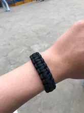 Pulsera de emergencia de supervivencia ajustable en 7 colores, pulsera de cordón de Paracord 550, cordón tejido para acampar, senderismo y accesorios al aire libre