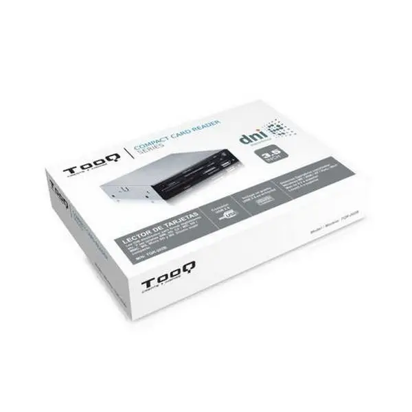 Внутренний считыватель SIM/ID карт TooQ TQR-202B 31/" USB 2,0 Micro SD/M2 480 Мбит/с черный