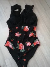 CUPSHE-bañador de una pieza con volantes para mujer, traje de baño Sexy con cordones, Monokini, trajes de baño de playa 2021