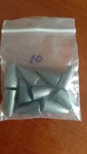 10 Uds plomo de pesca pesas de plomo 3,5g 5g 7g 10g 14g 20g de bala de plomo pesca abordar Accesorios