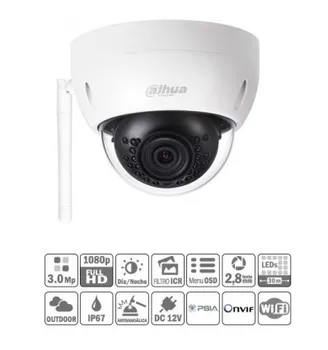 

Wifi camera dome type 3M Wifi DN 3D-NR IR30m 2.8mm IP67 IK10 Dahua