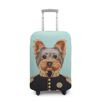 

Case for a suitcase 3D Yorkshire terrier in the form of