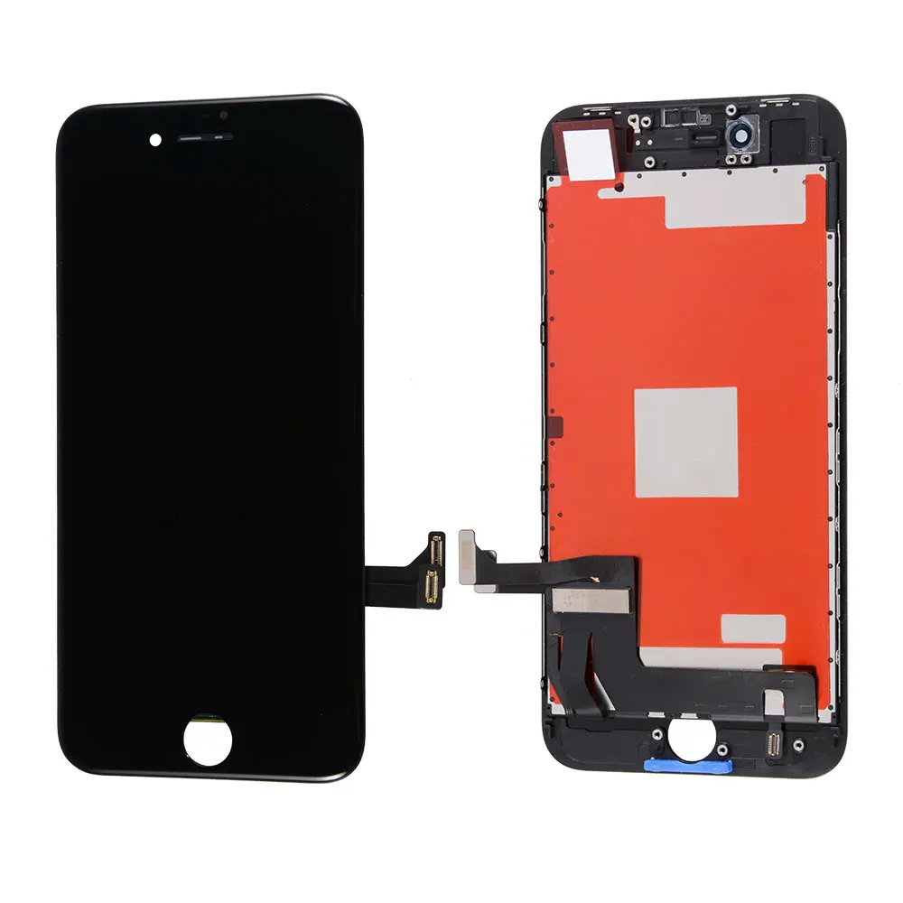 Для iPhone8 8Plus с фронтальной камерой, ЖК-дисплей, сенсорный экран, дигитайзер, полная сборка, запасные части - Цвет: 8 Black NO Camera