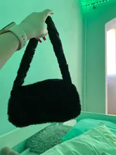 Bolso Vintage de invierno con patrón de cebra para mujer, bolsa inferior de hombro de felpa, bolso para el otoño, de piel suave y cálida