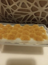 Césped estático de 40x5mm, pequeño paisaje de flores, modelo de ferrocarril, juego de guerra