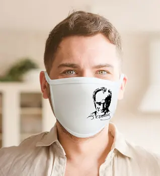 

Ataturk Design Washable Mask