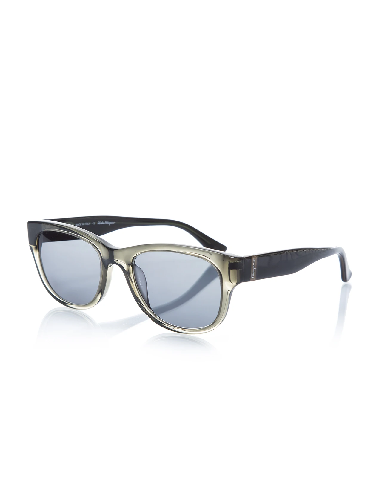 

Unisex sunglasses sf 2618s 315 bone green organic square square 54-18-140 salvatore ferragamo