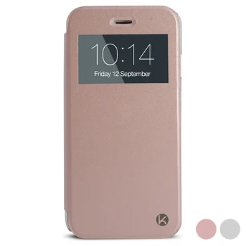 

Folio Mobile Phone Case Iphone 6/6s Crystal View Transparent