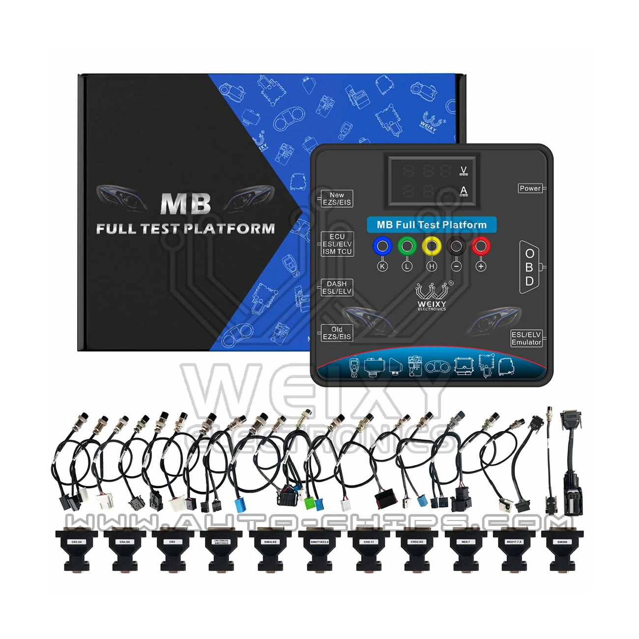 Automotive Test Platform For Mercedes-Benz EZS ESL Dash ECU TCU ISM Full Test