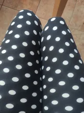 VISNXGI-mallas con estampado de lunares para mujer, pantalones florales suaves para gimnasio, elásticos, informales, para trabajar, a la moda, otoño, Raya Vertical