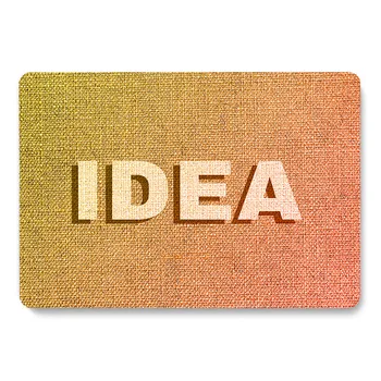 

Idea word pastel font Pattern Laptop Case For MacBook Air 11.6 12 13.3 Retina New Pro 15.4 16 inch Cover shell