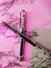 Alta calidad 10 color transparente de gran capacidad tinta lapicero de Gel para estudiante de la Escuela de papelería de oficina bien bolígrafo nuevo