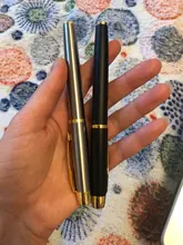 Pluma estilográfica de Metal de alta calidad, suministros de papelería para oficina y escuela, escritura, negocios, firmar, caligrafía, 1 unidad, 03923