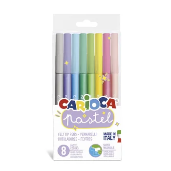 

ebebek Carioca Super Washable Colors Tip Pens 8 pcs