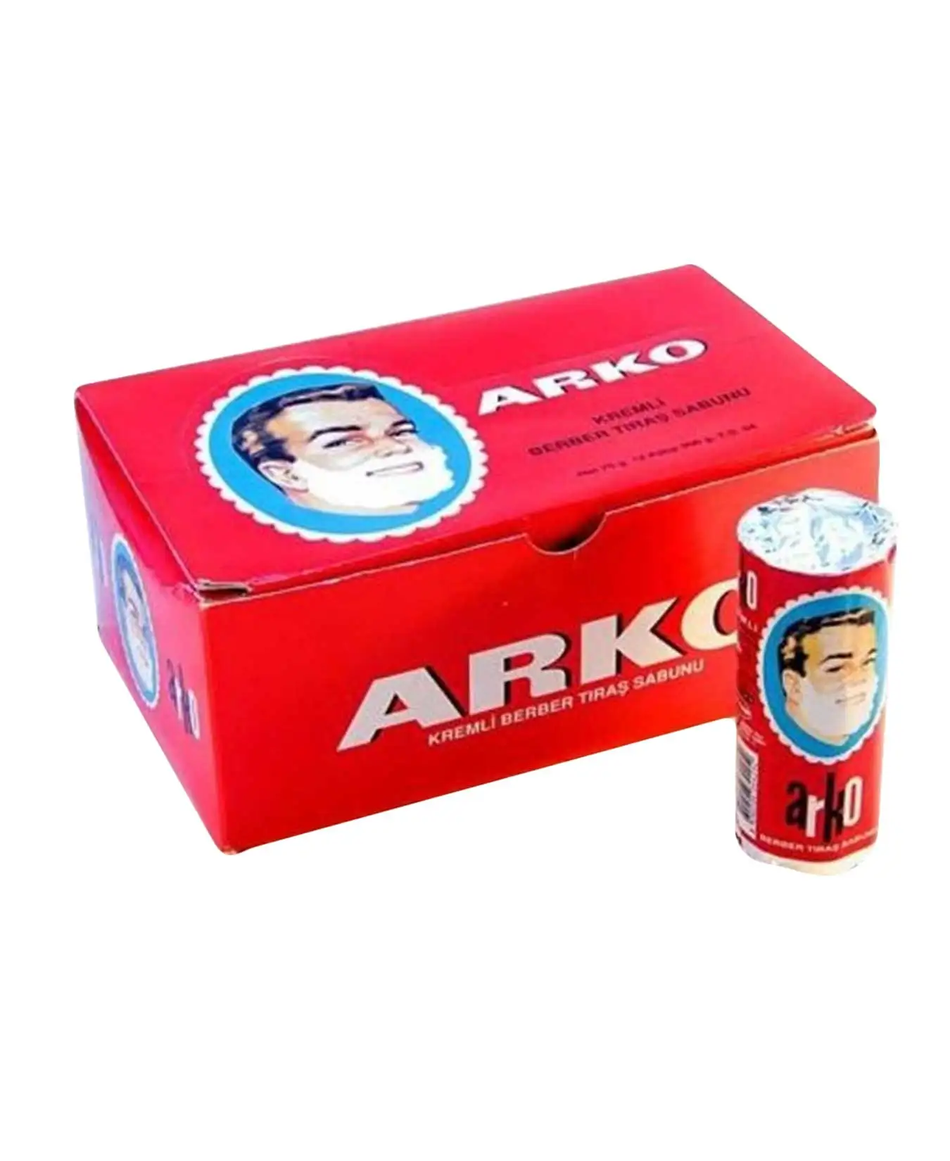 Arko Barber Shaving Soap 75 ml Vitamin E Cream Moisturizer Easy and Soft Shave