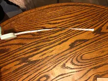 Cinta para medir de cuero, regla Flexible métrica de 1,5 m de pulgada, material de papelería portátil para oficina y escuela, 1 unidad
