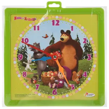 

Drawing Board "Masha and the Bear" (clock + felt pen) we play together b1659814-mb