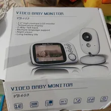 Video monitor para bebé 2.4G, cámara de seguridad para niñera inalámbrica con LCD de 3.2 pulgadas, audio bidireccional, sonido, visión nocturna, vigilancia, VB603