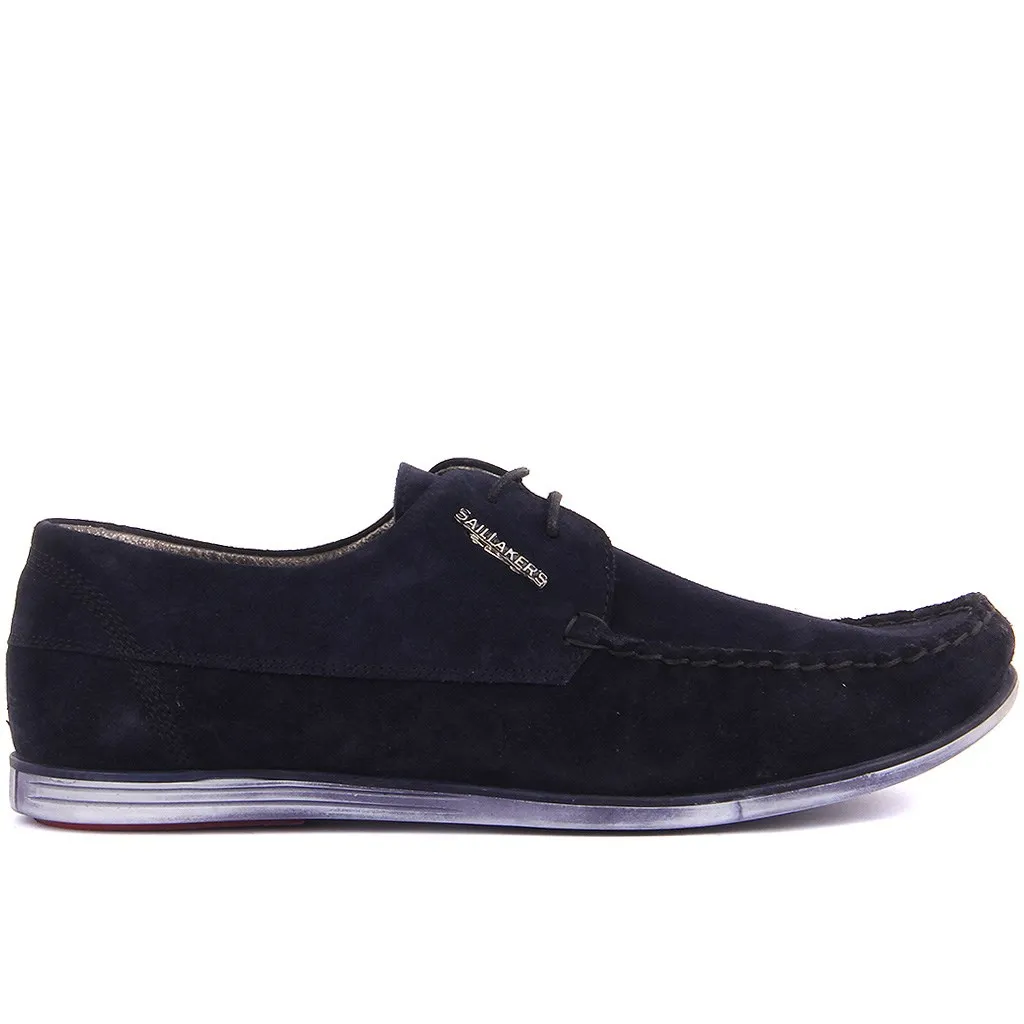 

Sail Lakers-Navy Blue Suede Men Casual Shoes