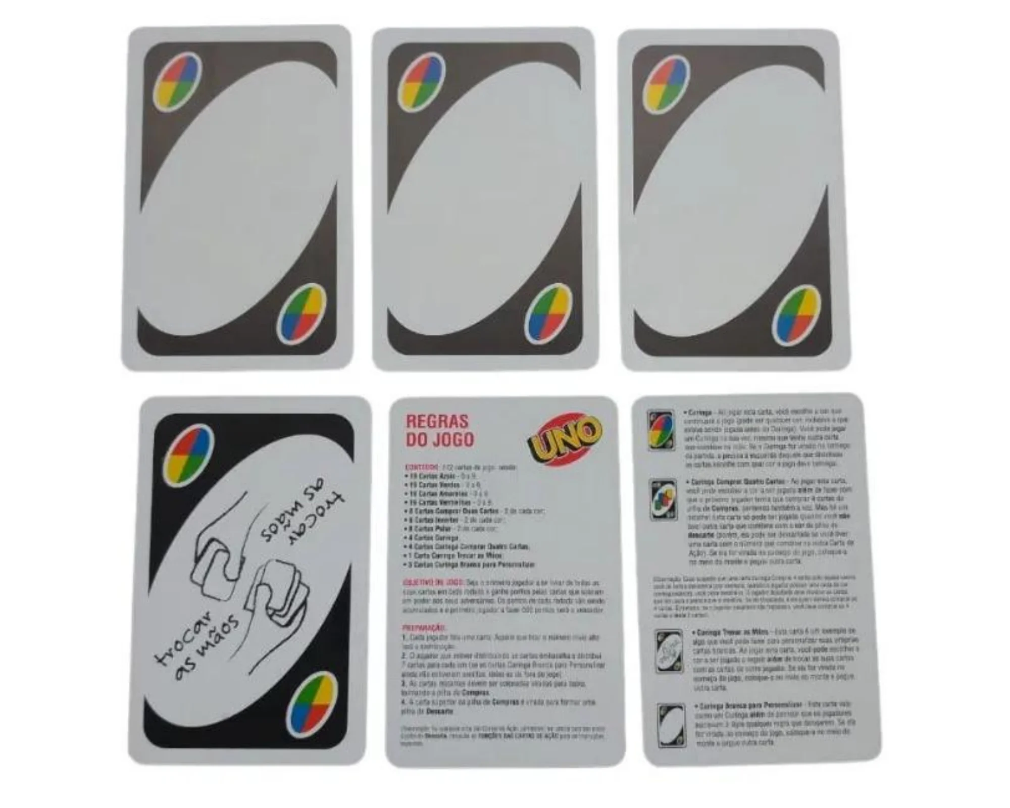 Jogo Uno Cartas - Jogo Uno - 114 unidades de cartas no formato 56 mm x 87 mm