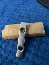 Rare-Earth Powerful Magnets Square Countersunk 50x10x5mm N35-Block Double-Hole 50--10--5-5-5mm