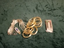 LED String Lights Christmas Decoration Remote Control USB Wedding Garland Curtain 3M