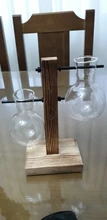 Flower-Pot Hanging-Pots Bonsai Planter Wood-Vase Terrarium-Table Glass Hydroponics-Plant