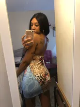 BIIKPIIK Halter flaco mujeres Mini vestidos casuales Streetwear reparación 2020 camisola ropa de fiesta Sexy mujer vestido de moda