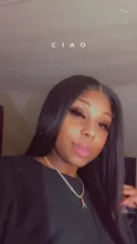 Pelo humano brasileño que rebota, mechones de pelo liso con cierre, Color Natural, pelo Remy, 3 mechones con cierre de encaje