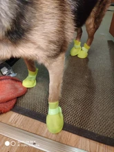 Zapatos impermeables de silicona para perros y gatos, botas antideslizantes para perros pequeños, medianos y grandes, suministros para días lluviosos