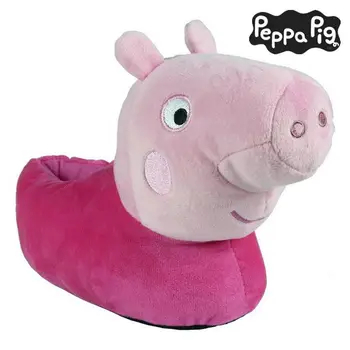 

House Slippers 3d Peppa Pig Pink