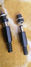 Female Jack Jacks-Socket-Adapter Panel-Mount-Connector Dc-022b-Supply Power-Pin 10pcs