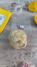 XINRAN-extensiones de moño sintético para mujeres y niños, moño desordenado y rizado, extensión de pelo para boda