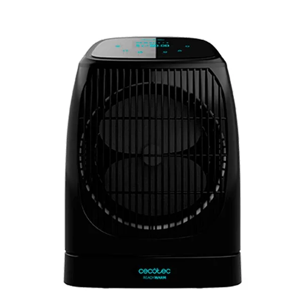 Портативный вентилятор обогреватель Cecotec готовый теплый 9600 Smart Force 2000W черный