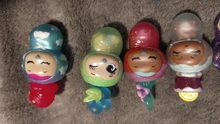 Muñecas sorpresa de Blume para niñas, juguete divertido artesanal, maceta, Mini llanto mágico, Cara de sonrisa, huevo torcido, 5,5 cm