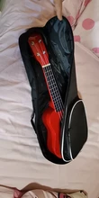 Bolsa de almacenamiento para ukelele con correa ajustable, mochila gruesa a prueba de golpes acolchada, color negro, 21, 23 y 26 pulgadas