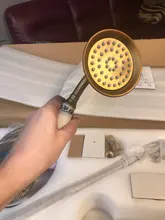 Shower-Faucet-Set Handshower Wall-Mount Brass Bathroom Rozin Antique Tap Dual-Handle