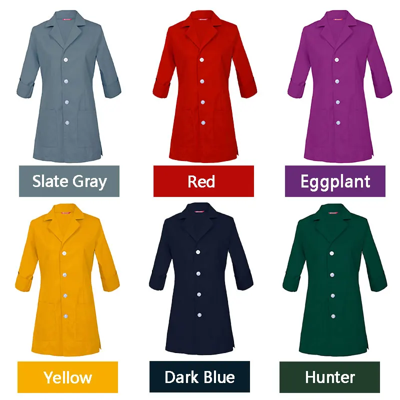 Women's 3/4 Sleeve Lab Coat
