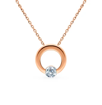 

Gold Pendant "diamonds of Yakutia" sunlight sample 585