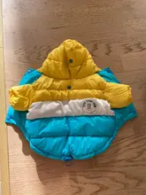 Outfit Jacket Hoodie Dog Warm Waterproof Winter Coat Splice Pet-Puppy 6-Colours 8-Sizes