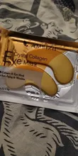 Ameizii-mascarilla de colágeno dorado de 24k para los ojos, Máscaras faciales de colágeno para eliminar las ojeras, parches hidratantes para el cuidado de los ojos de la piel, almohadillas de Gel antiedad